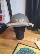 Ww2 British Brodie Helmet Police Named