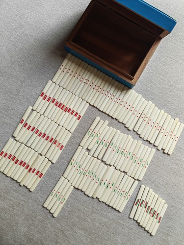 Chinese mahjong set - mahjong,