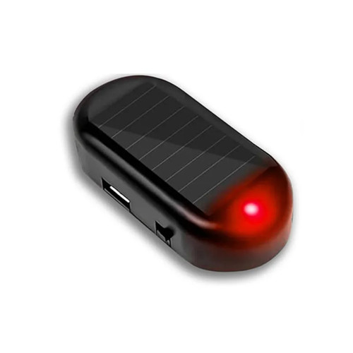 Solar power car led - solar, dummy