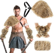 3 Pieces Halloween Mens Viking
