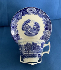 Enoch Wood's WOODSWARE ~ English Scenery Cup and Saucer.