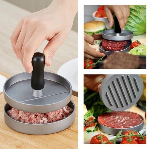 Aluminum hamburger press - aluminum,
