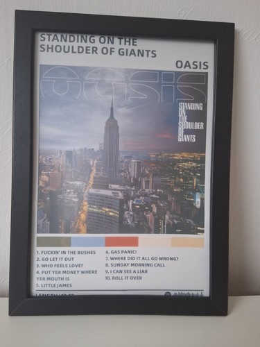 Oasis framed standing on - framed,