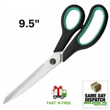 9.5" Stainless Steel Tailoring Scissors Dress Making Fabric All Multi Purpose