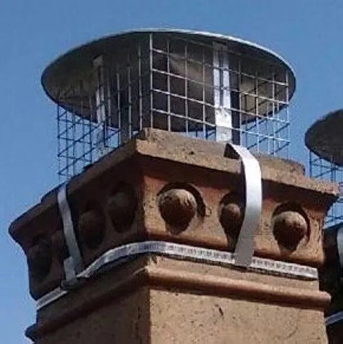 Square chimney cowl multi fuel - chimney, multi-fuel