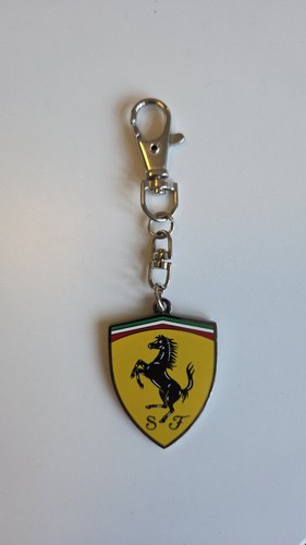 Ferrari prancing horse enamel - ferrari,