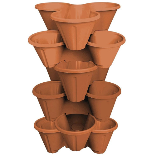 Strawberry planter trio - x,