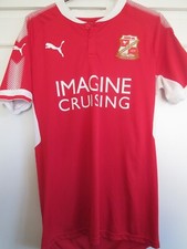 Swindon Town 2015-2016 Home Football Shirt Size small /58882
