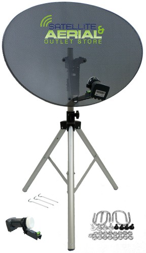 Zone satellite dish quad - dish, &