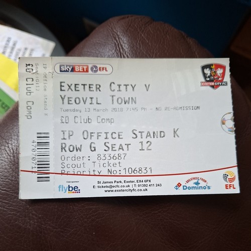 2018 exeter city v - 13/3/2018,
