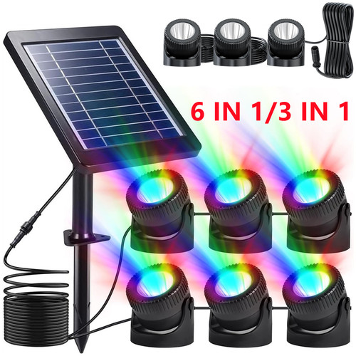 Led solar light rgb changing - rgb,
