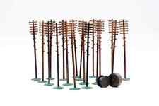 Dapol C024 - Telegraph Poles & Cable Drums 00 Gauge Plastic Kit - Plus 2nd Post