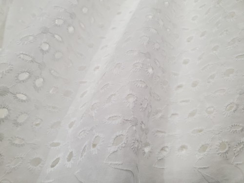 Broderie anglaise cotton - anglaise, on