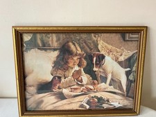 Vintage framed and signed