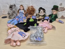 RARE  -  Wizard Of Oz - soft plush figures -  set of 10