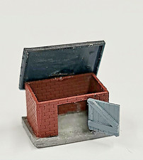 N Gauge 'X2' Outside Coal Bunkers. 3D Printed in Resin