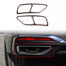 Glossy Black Car Rear Exhaust