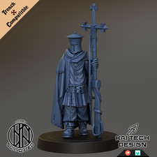 Trench Crusade Compatible -New Antioch Trench Cleric Proxy - KaiTech