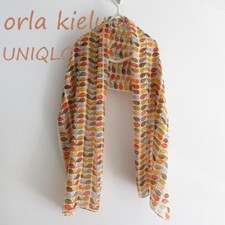 UNIQLO Orla Kiely Scarf Orange