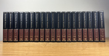 ENCYCLOPAEDIA BRITANNICA 1980 15TH EDITION BOOKS 1-19 SET - PADDED LEATHER/GILT