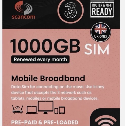 Three vodafone 1000gb - +,