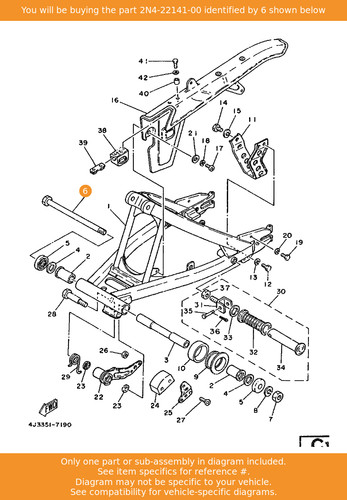 Yamaha shaft pivot - yamaha,