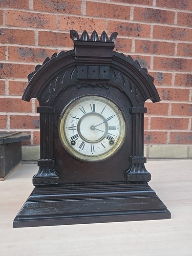 Antique ansonia bracket clock - ansonia,