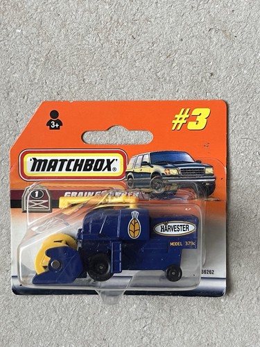 Matchbox grain grabber combine - matchbox,