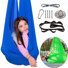Indoor Swing For Kids Sensory Swing Therapy Autism Hammock w/ Hanging Hardwares