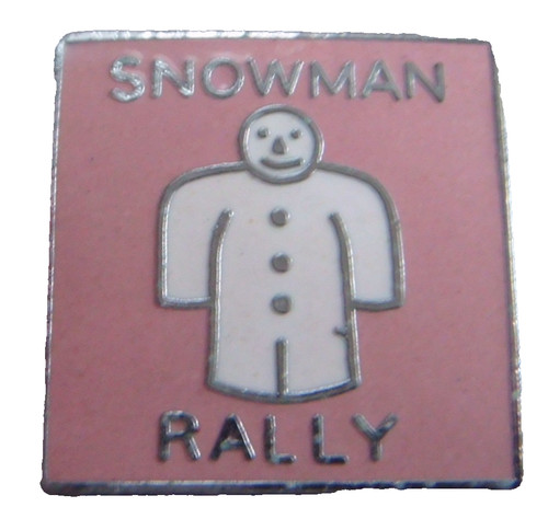 Vintage snowman rally - vintage,