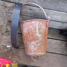 Vintage Fire Bucket Lovely Patina