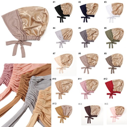 Cotton blend satin - cotton, hijab