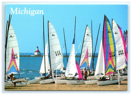 Postcard hobie cat sailboats - postcard,