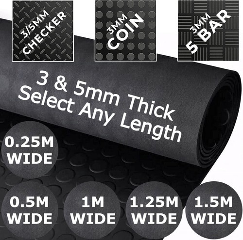 Rubber flooring matting - flooring, heavy