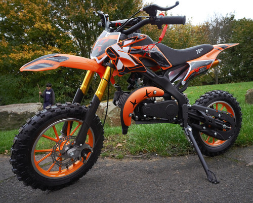 Dirt bike orange - bike, mini