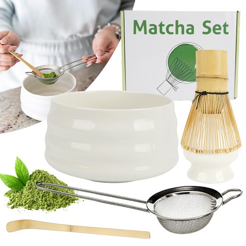Japanese matcha tea set - matcha, bamboo