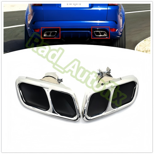 Stainless rear exhaust tail - rear,