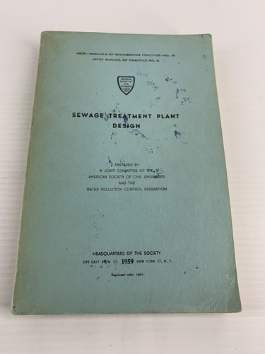 Vintage sewage treatment - sewage,