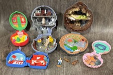 VTG bundle Sammy Steel Polly Pocket Compacts playsets Mighty Max 90s AS IS