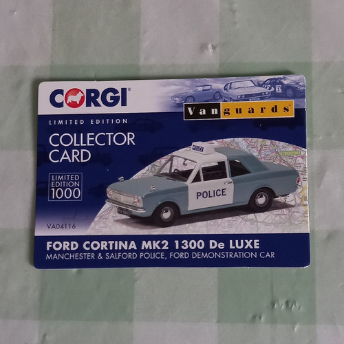 Corgi vanguards ford cortina - ford,