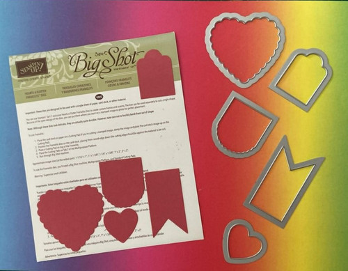 Stampin big shot - shot, hearts