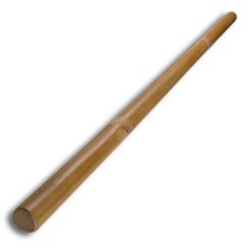 Martial Arts Wooden Bo Staff Bamboo Wood With Skin 60" 5ft Sticks Bong Weapons
