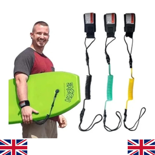 Premium coiled bodyboard leash - premium,