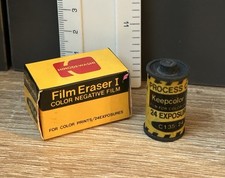 Eraser Collection Split Down - 2 Rolls of Camera Film, 1 in original box.