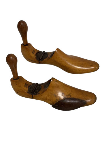 Antique wooden cobblers shoe - wooden,