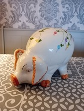 Vintage Piggy Bank Large Hand