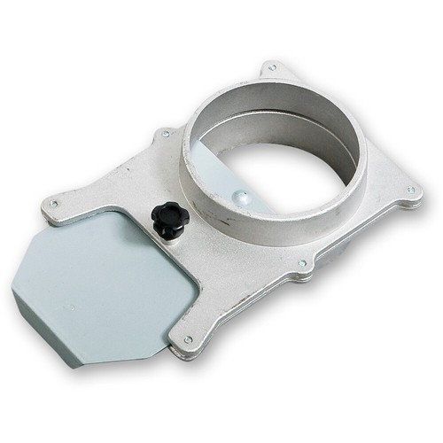 Aluminium blast gate - aluminium,