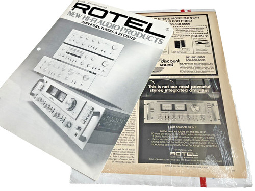 Rotel original 1412 - amp, 1312