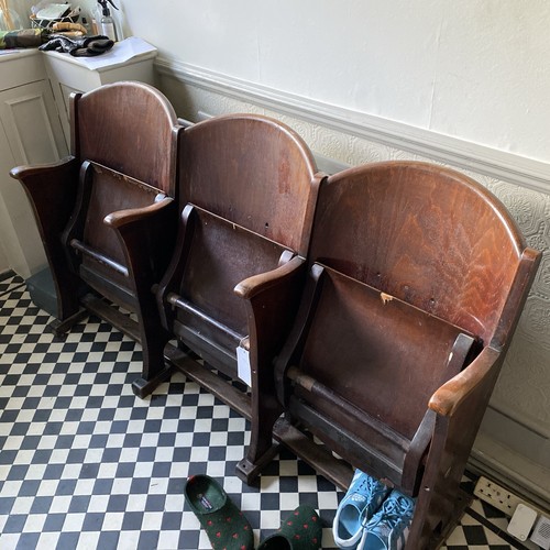 Vintage three seater folding - three,