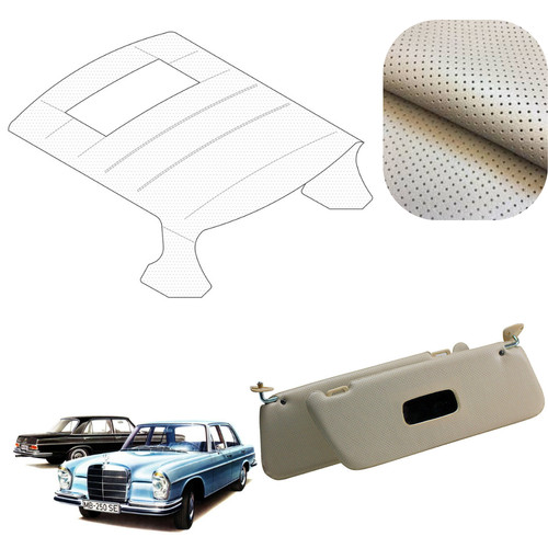 Cream roof liner visors set - roof,